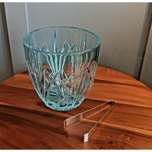 Marquee by Waterford Brookside Aqua Ice‎ Bucket Wine Chiller 6.5" w/ Tongs